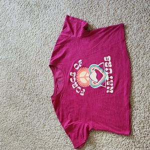 BOGO Old Navy Girls 14/16 Cropped Pink Short Sleeve Shirt Active